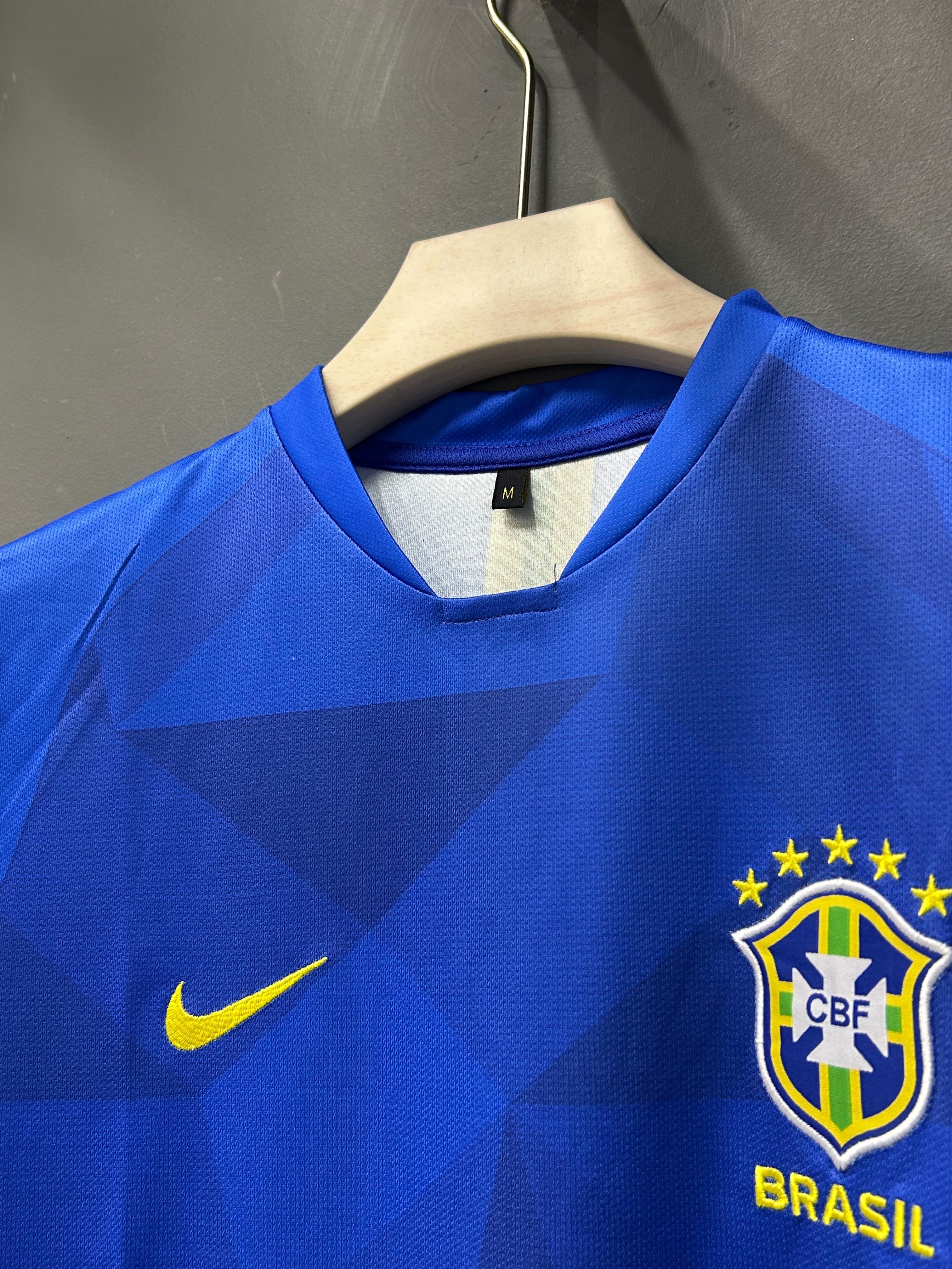NEYMAR BRAZIL 2018 AWAY KIT EMBROIDERY