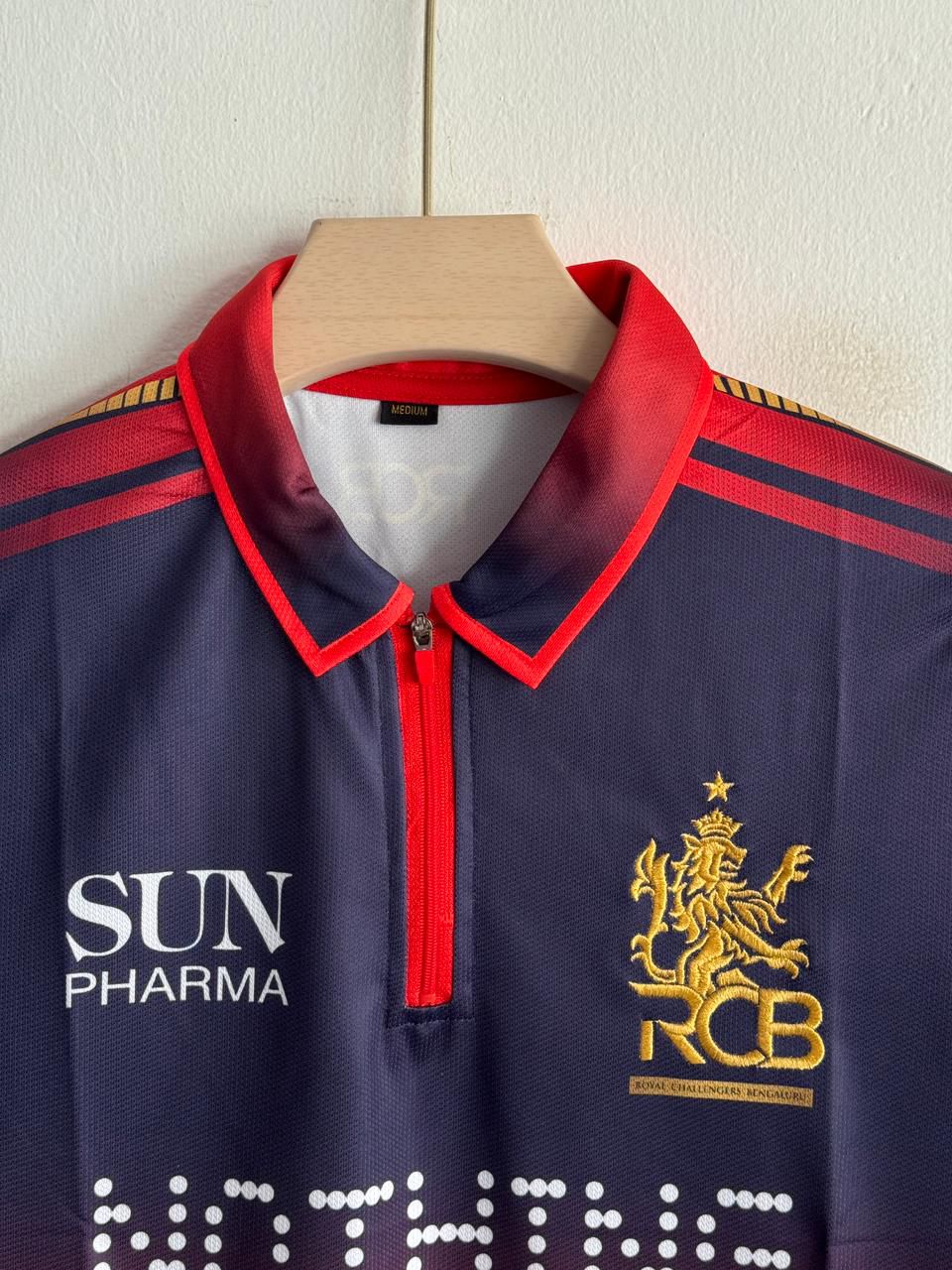 V.KOHLI RCB 2026 POLO EMBROIDERY