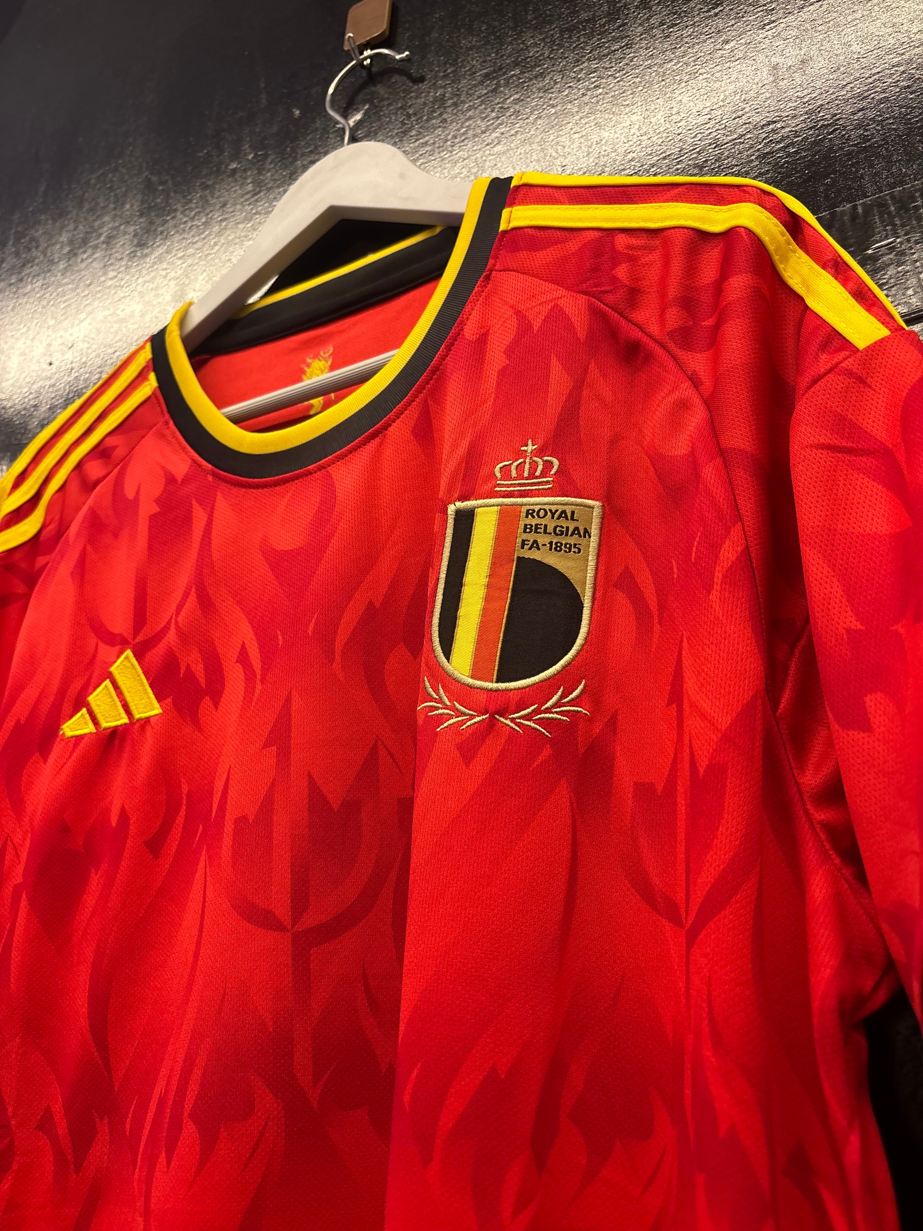 BELGIUM HOME 2026 WORLD CUP EMBROIDERY