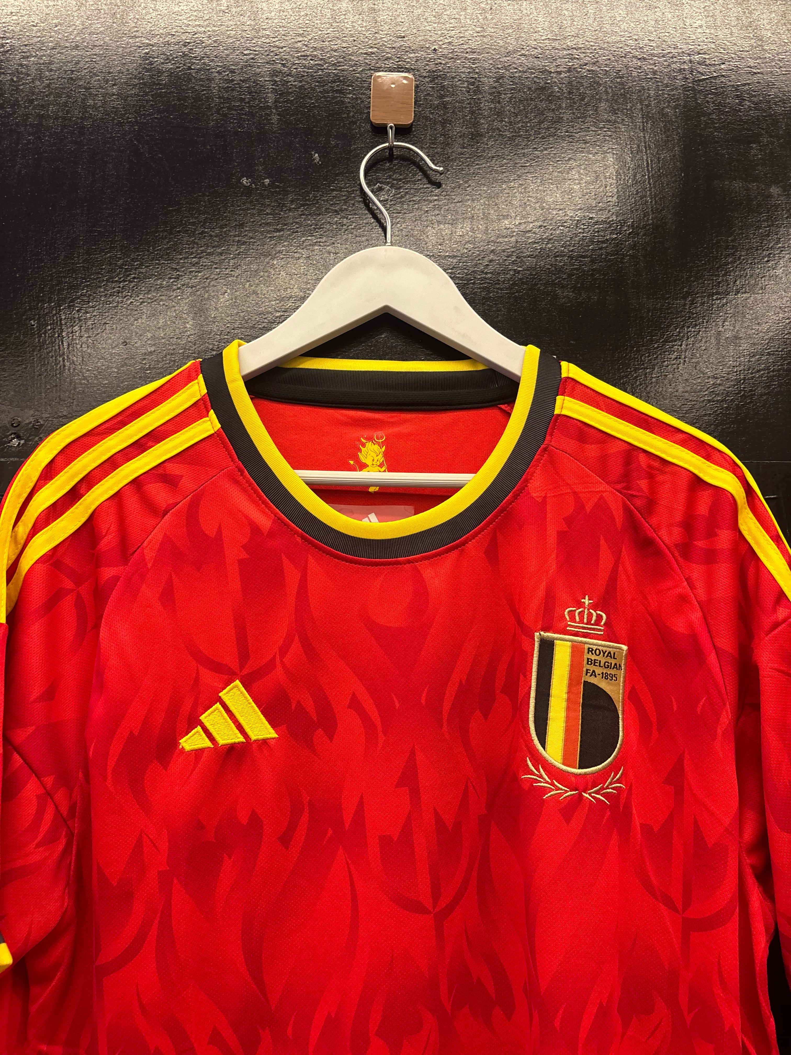 BELGIUM HOME 2026 WORLD CUP EMBROIDERY
