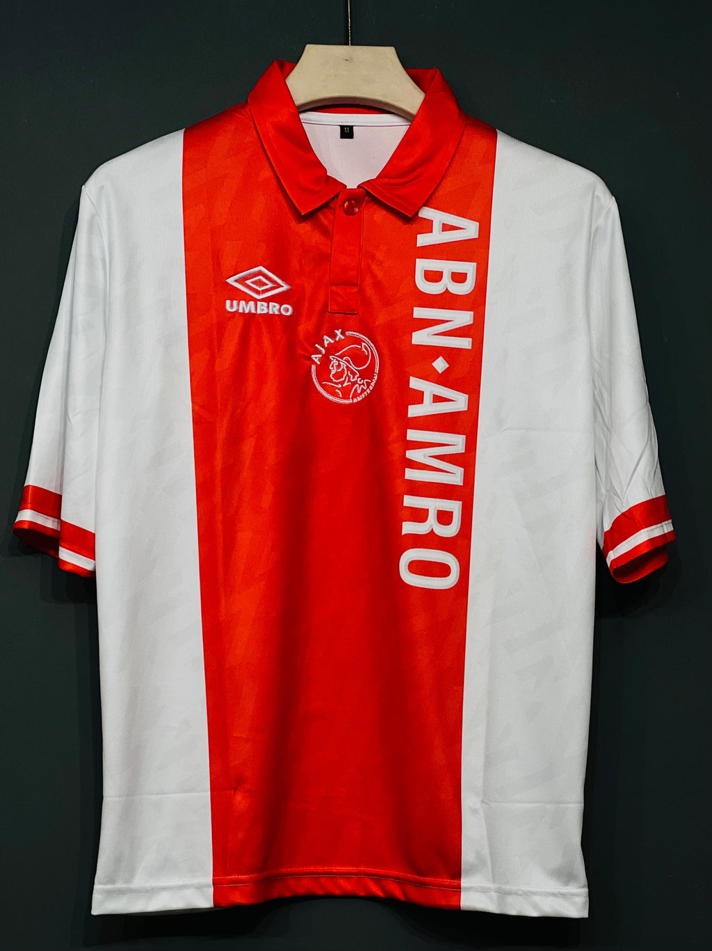 CRUYFF AJAX HOME KIT POLO FIVE SLEEVE EMBROIDERY