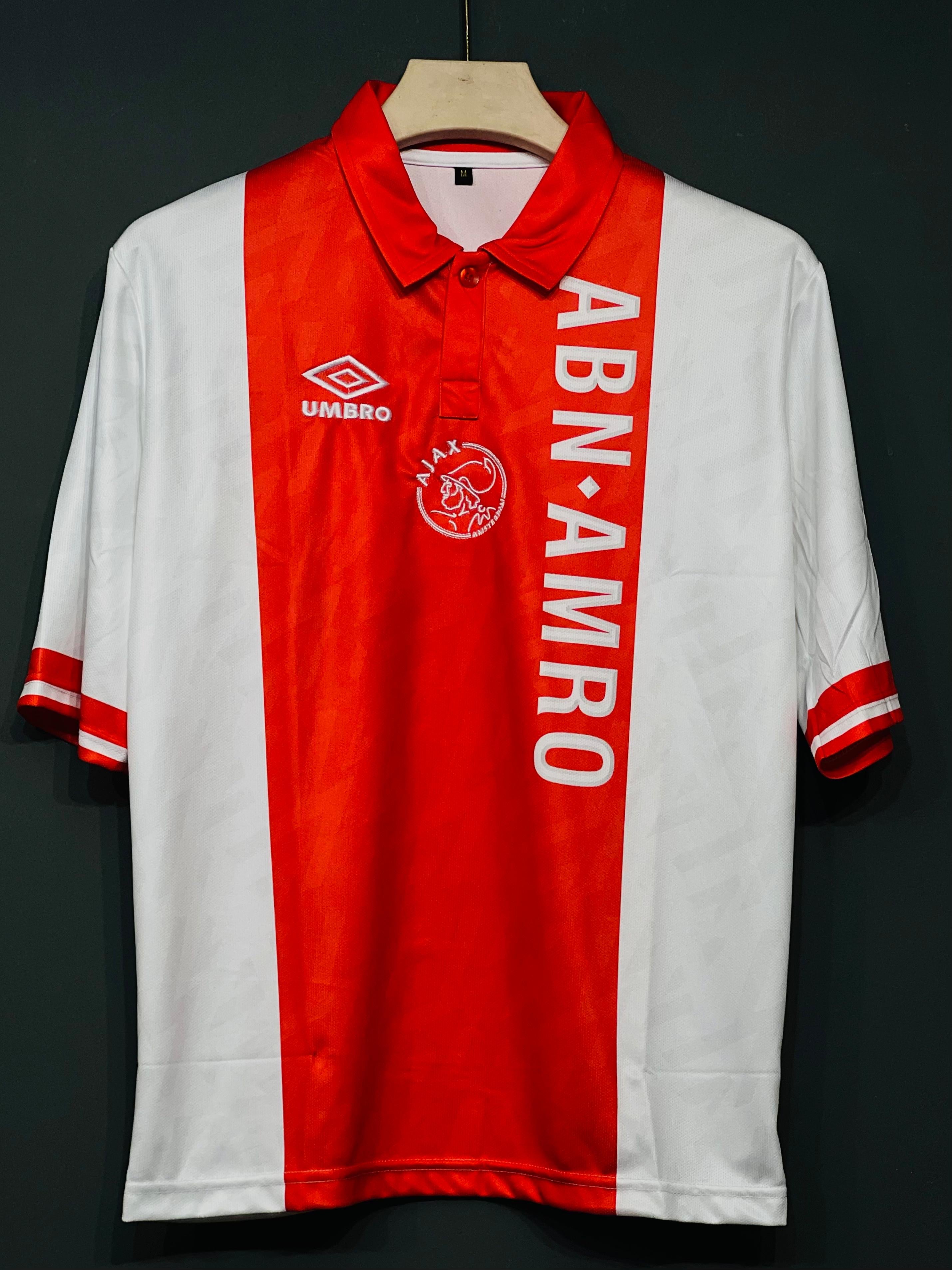 CRUYFF AJAX HOME KIT POLO FIVE SLEEVE EMBROIDERY