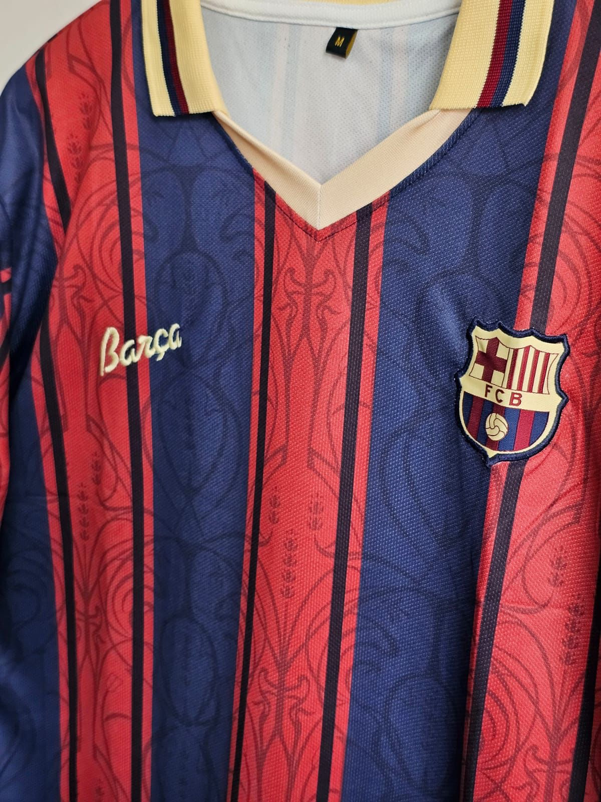 CRUYFF BARCELONA 125 th ANNIVERSARY KIT POLO FIVE SLEEVE EMBROIDERY