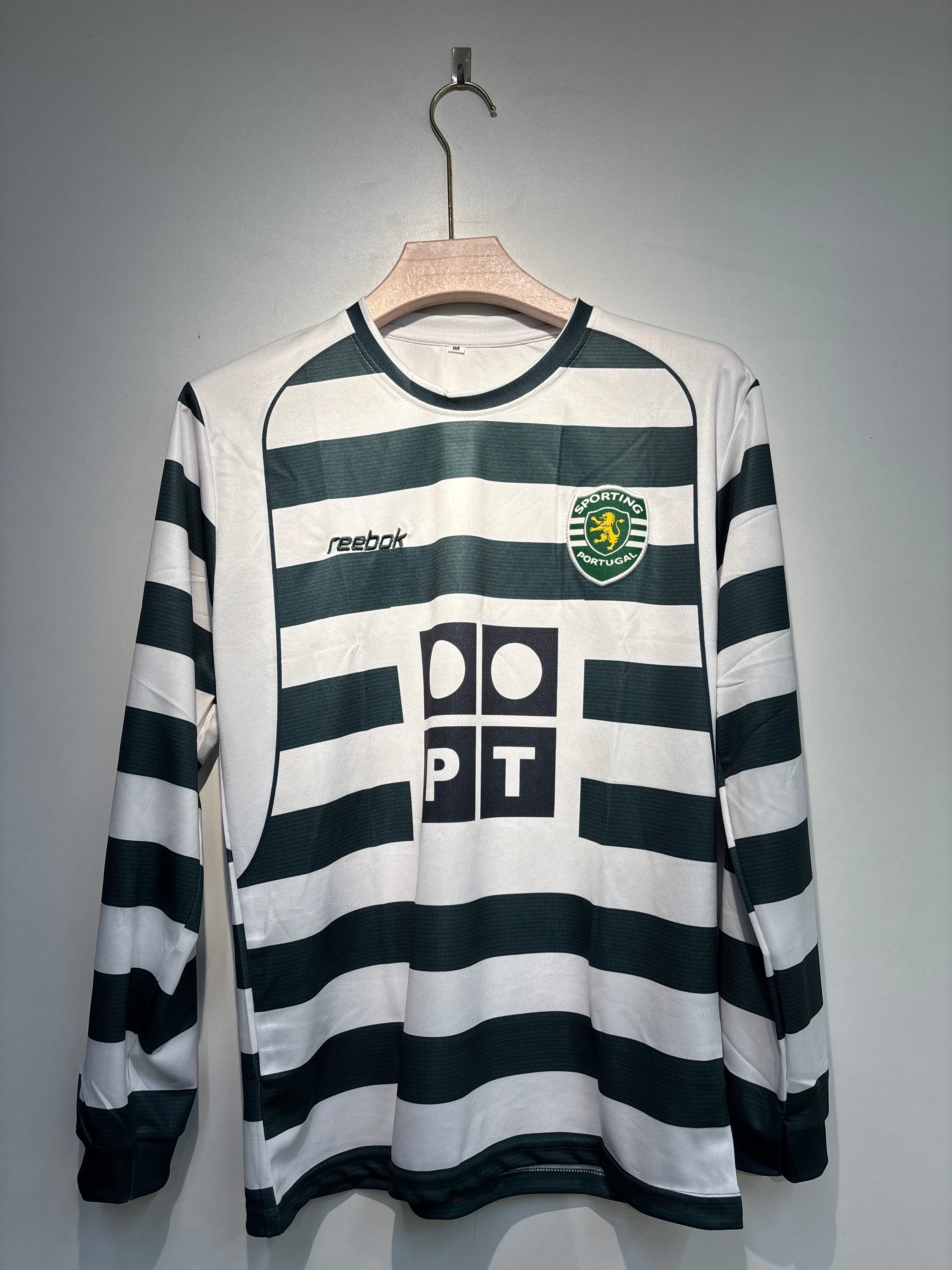 RONALDO SPORTING 2001-03 FULL SLEEVE EMBROIDERY