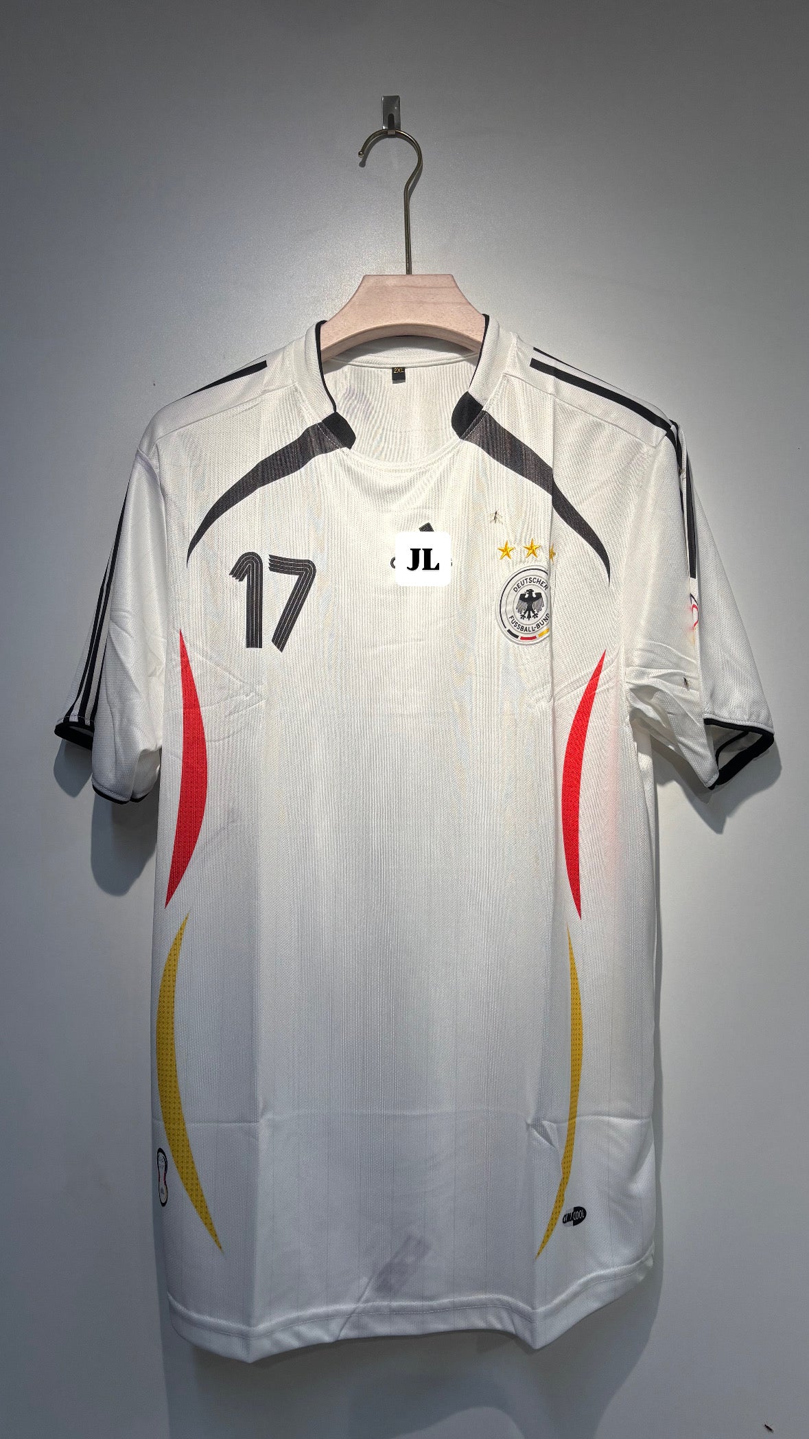OZIL GERMANY 2006 WORLD CUP HOME KIT EMBROIDERY