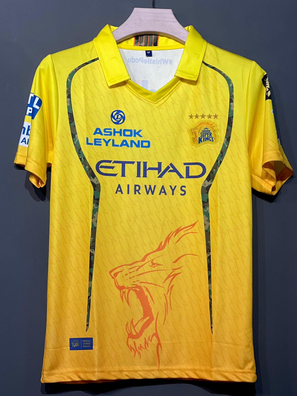 DHONI CSK 2026 POLO EMBROIDERY