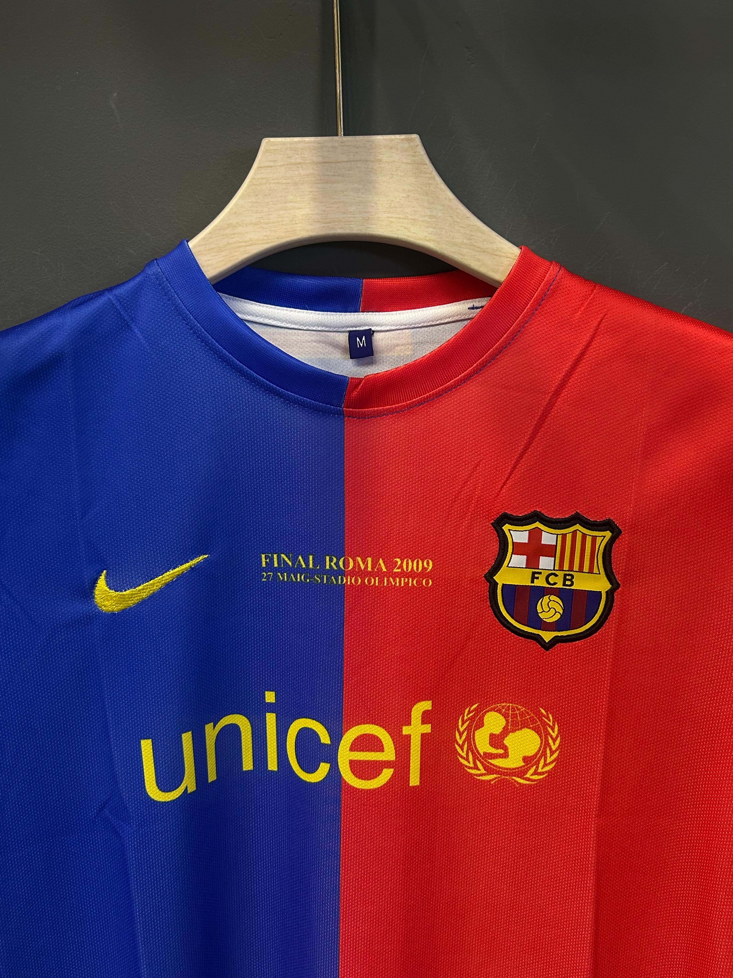 MESSI BARCELONA 2009 HOME KIT EMBROIDERY