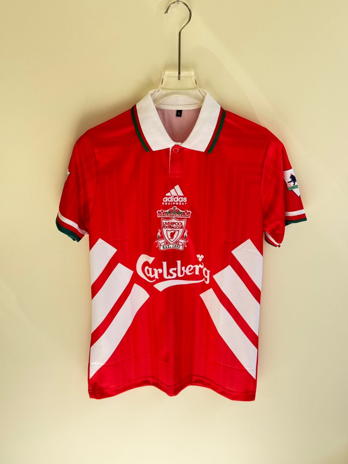 TORRES LIVERPOOL HOME 1993-95 POLO EMBROIDERY