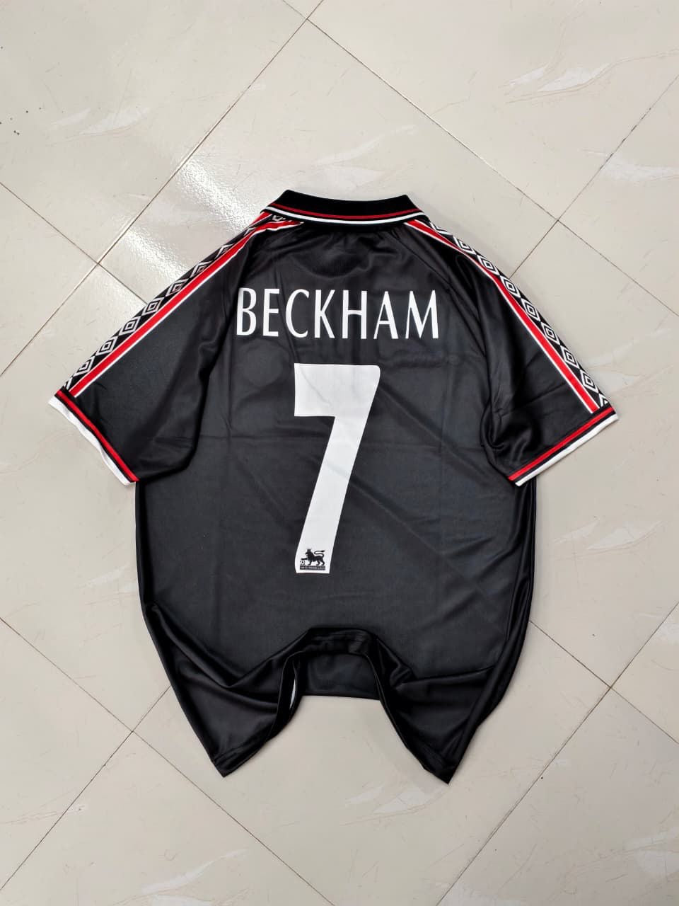 BECKHAM UNITED AWAY KIT POLO EMBROIDERY