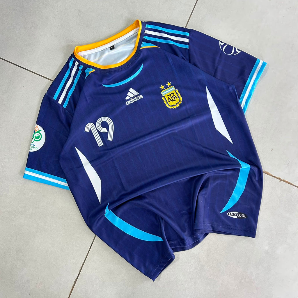 MESSI ARGENTINA 2006 WORLD CUP HOME EMBROIDERY
