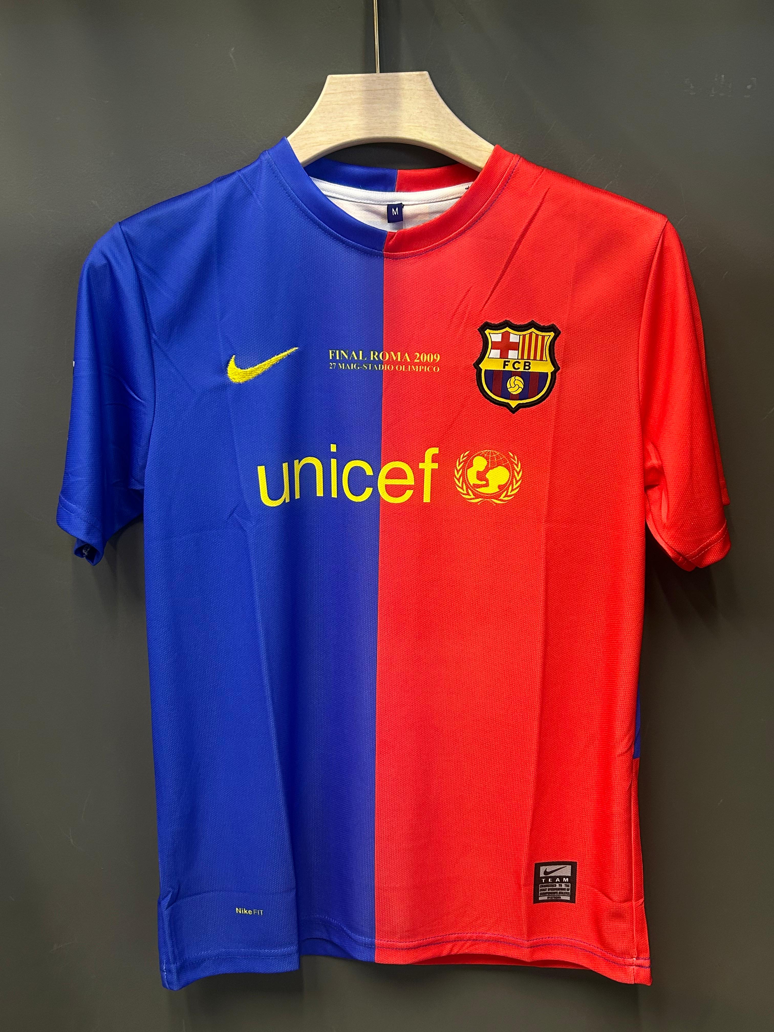 MESSI BARCELONA 2009 HOME KIT EMBROIDERY