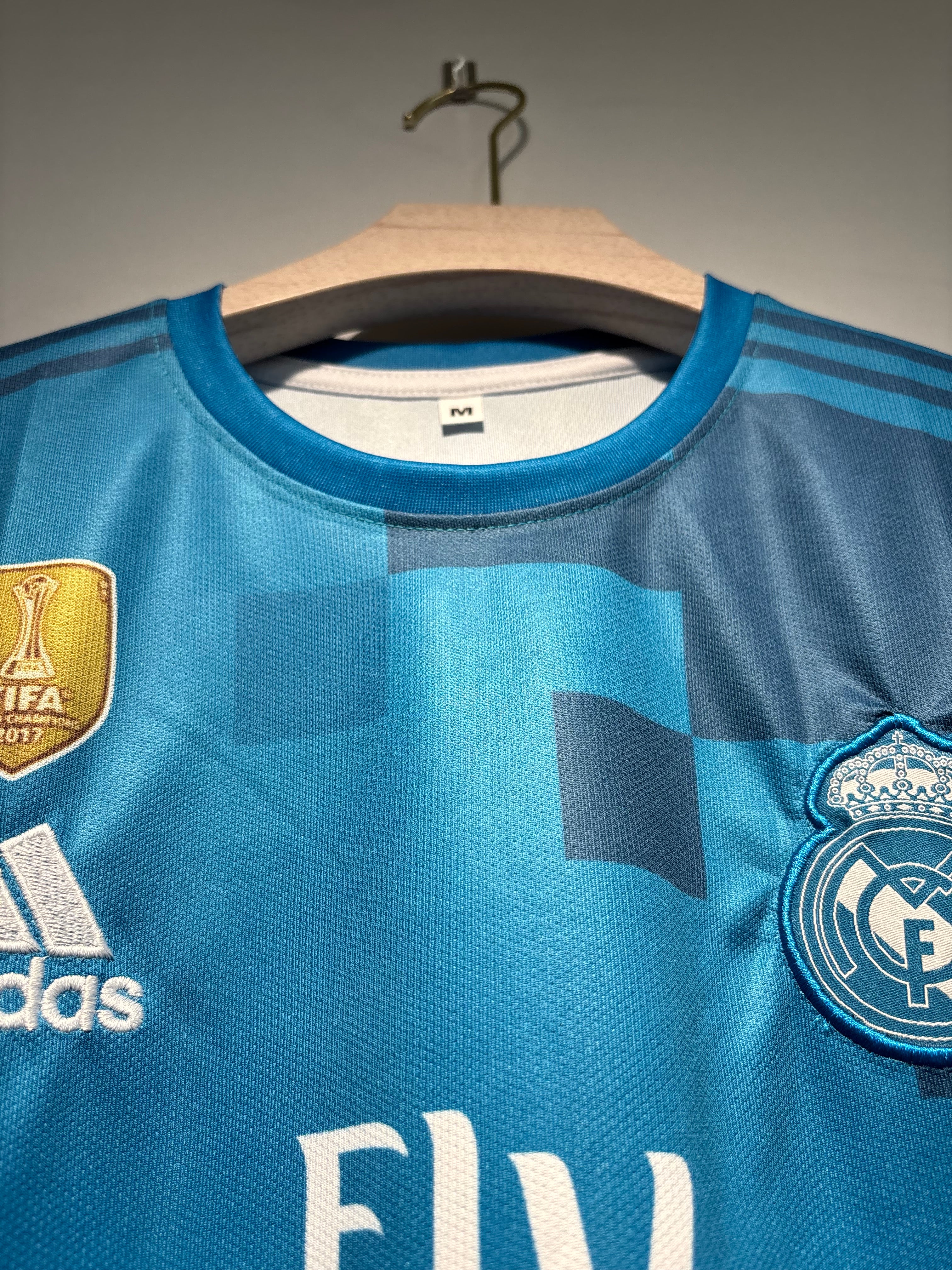 RONALDO REAL MADRID 2017-18 THIRD KIT FULL SLEEVE EMBROIDERY