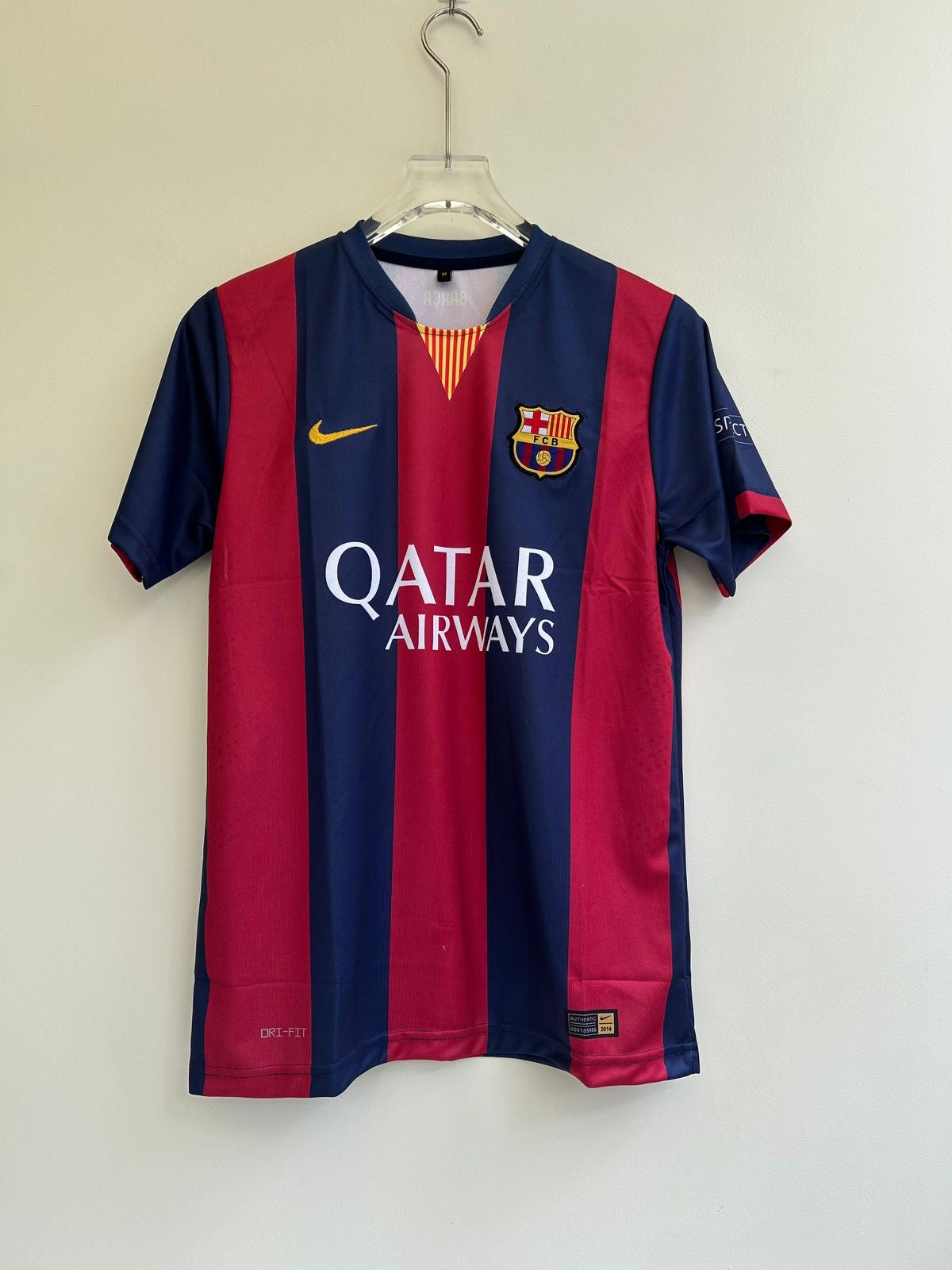 NEYMAR BARCELONA 2014-15 HOME EMBROIDERY
