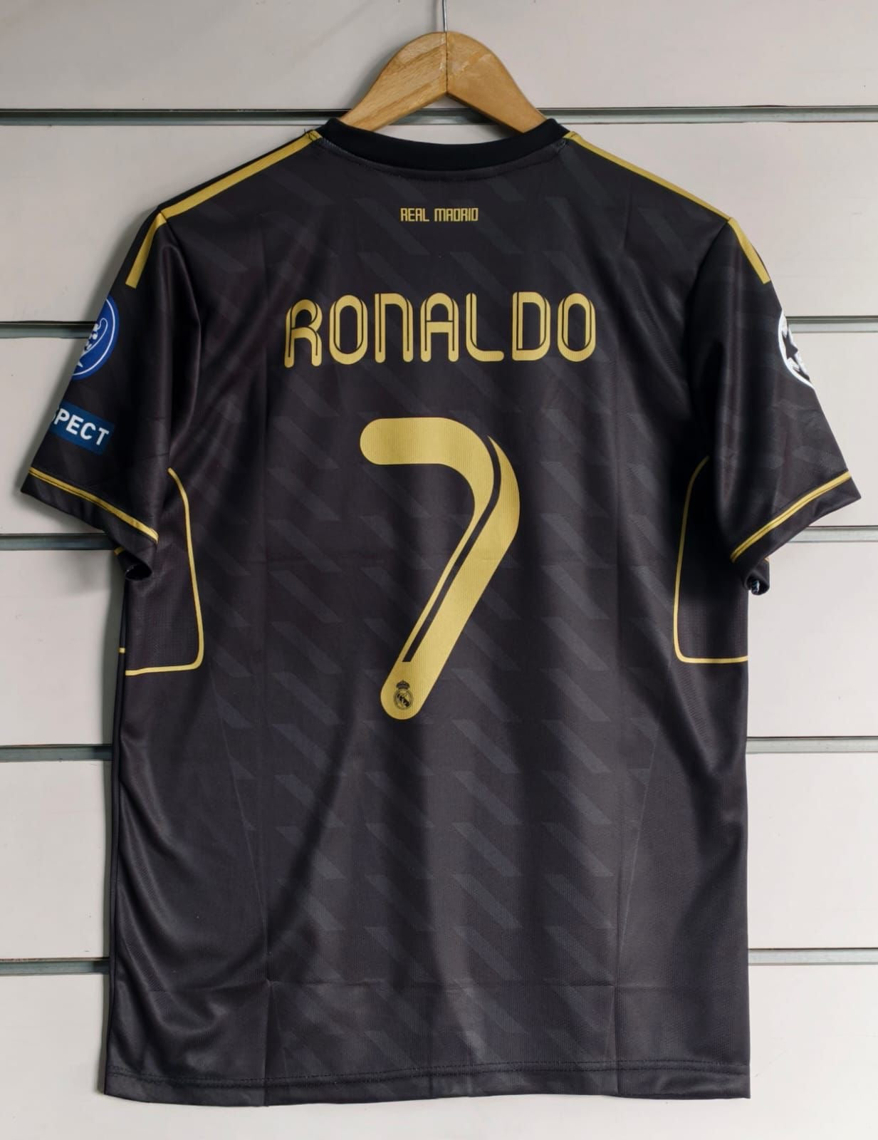 RONALDO REAL MADRID 2012 AWAY KIT EMBROIDERY