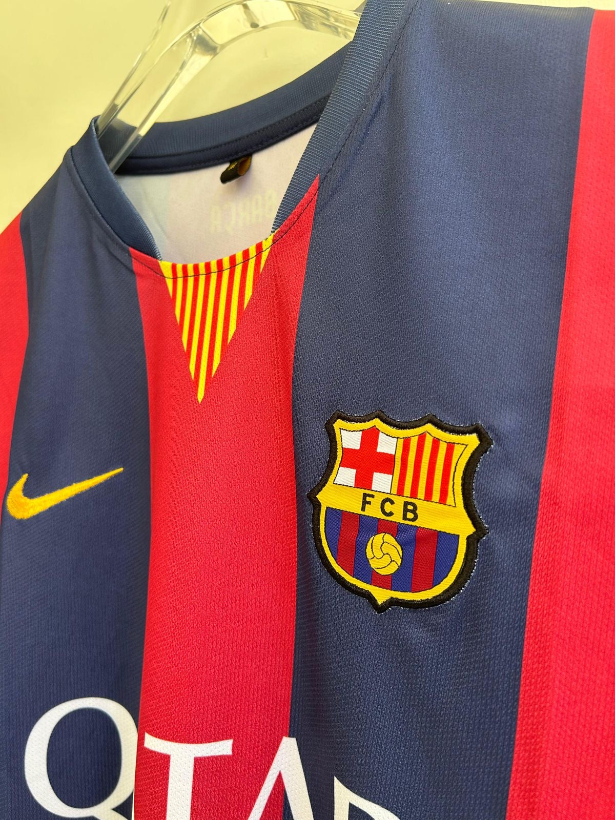 NEYMAR BARCELONA 2014-15 HOME EMBROIDERY
