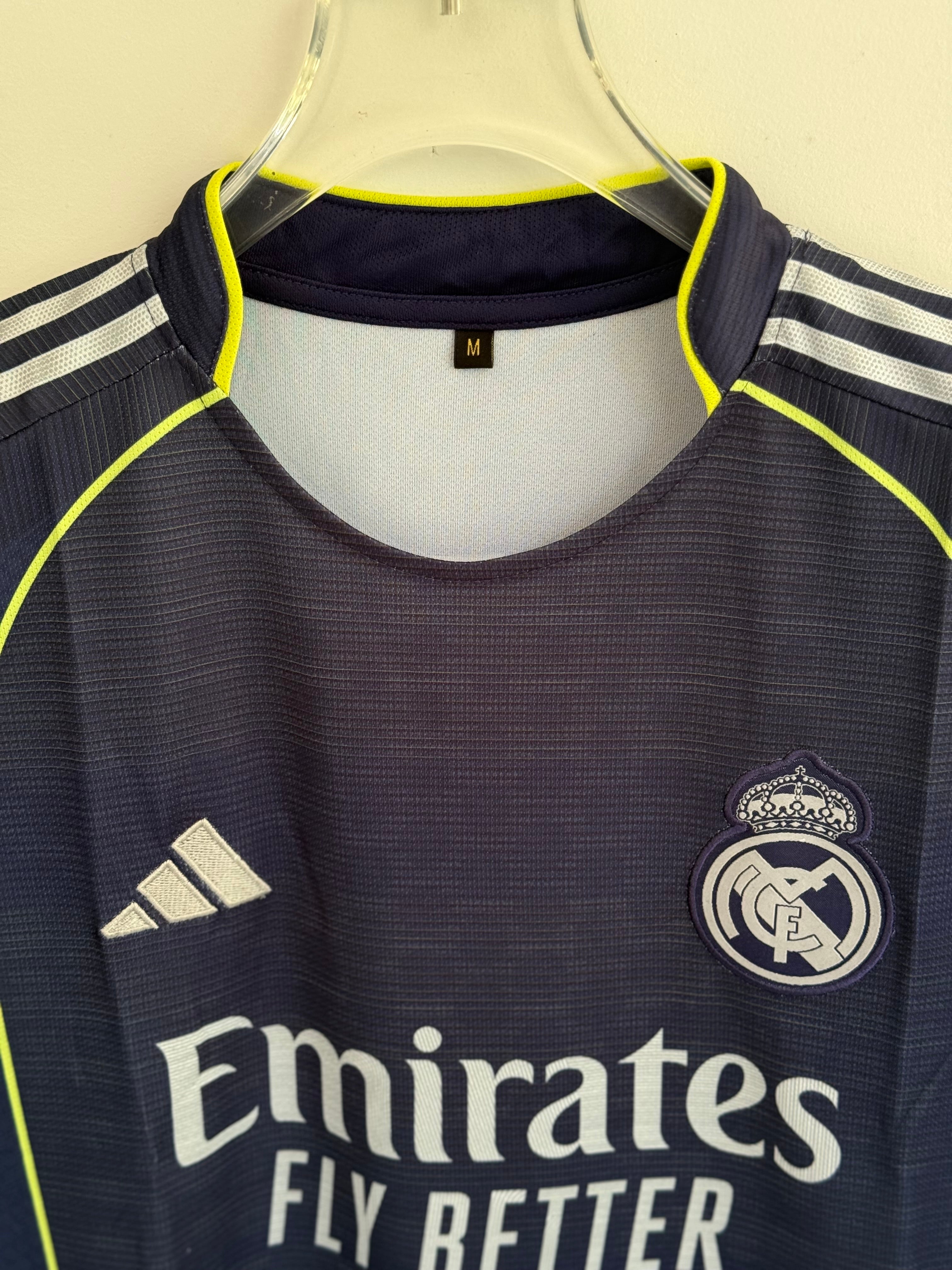 VINI JR REAL MADRID AWAY KIT EMBROIDERY