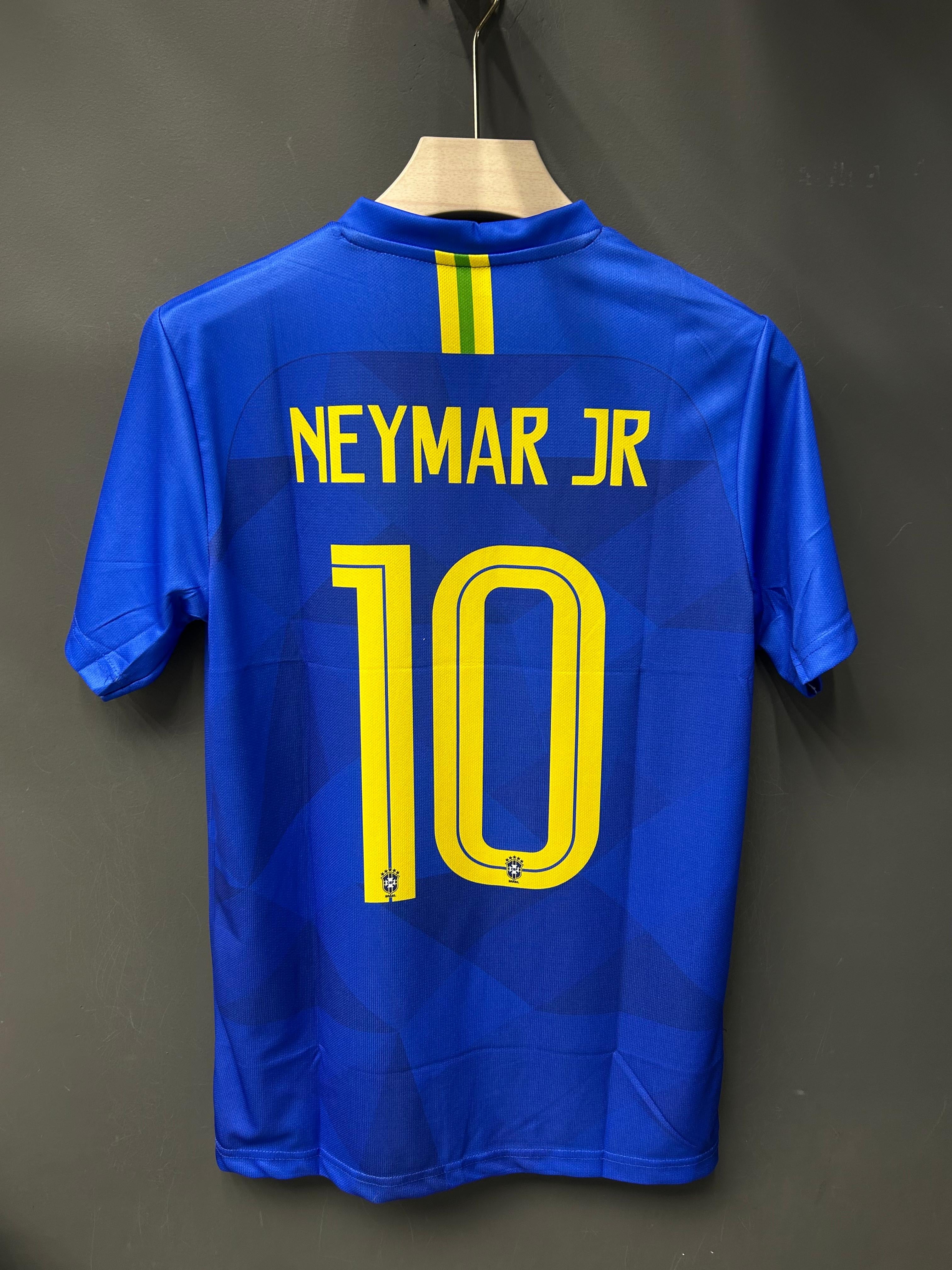NEYMAR BRAZIL 2018 AWAY KIT EMBROIDERY