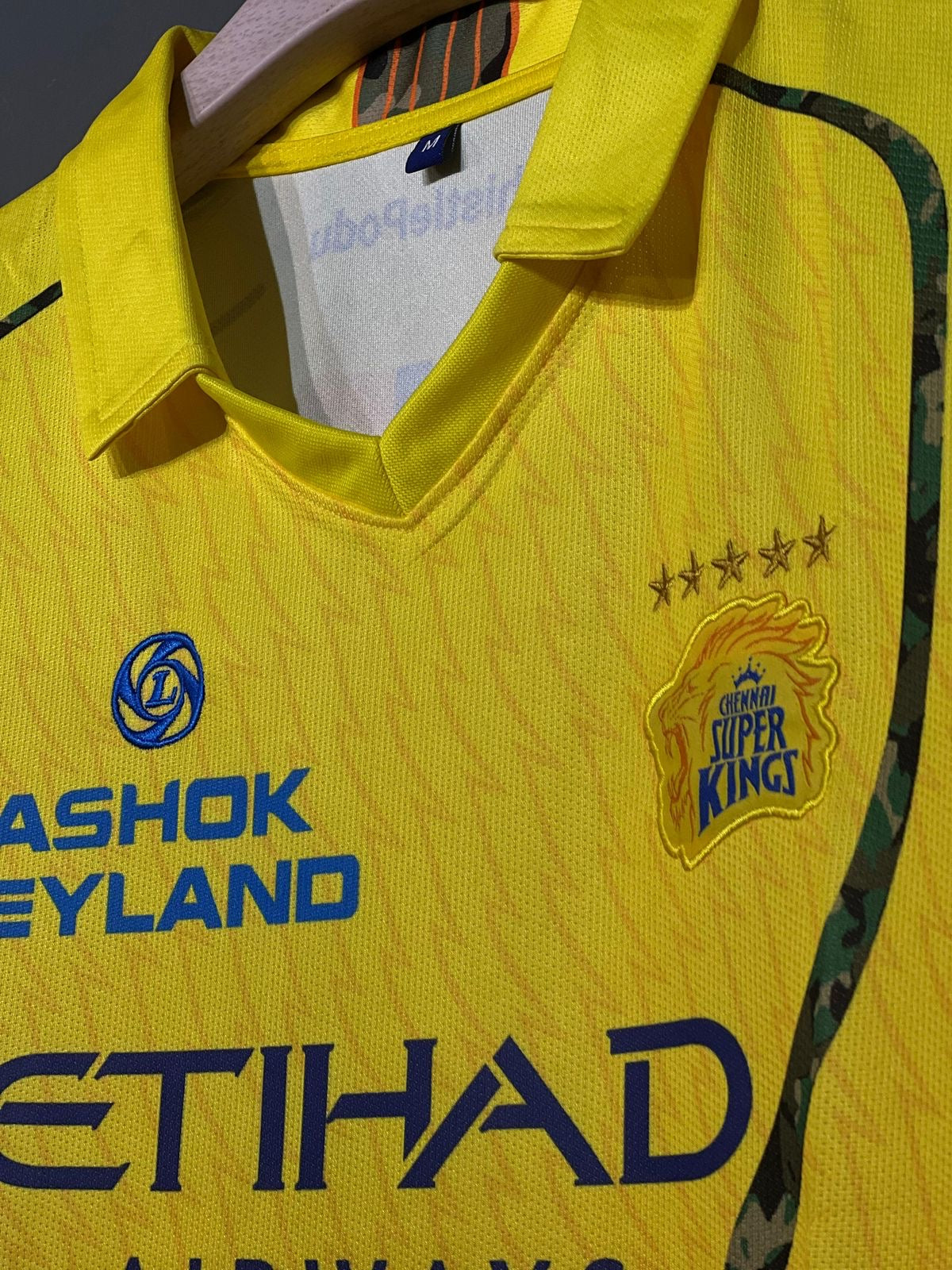DHONI CSK 2026 POLO EMBROIDERY