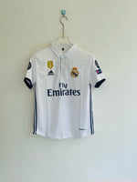 RONALDO REAL MADRID POLO 2016 HOME KIT EMBROIDERY