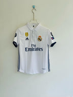 RONALDO REAL MADRID POLO 2016 HOME KIT EMBROIDERY
