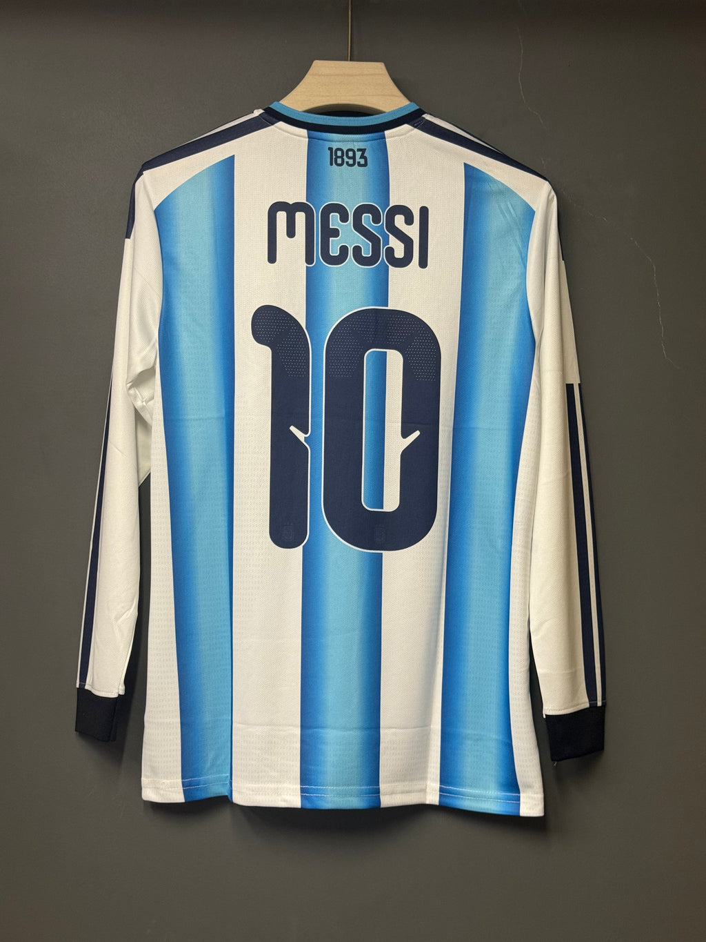 MESSI ARGENTINA HOME KIT FULL SLEEVE EMBROIDERY 2026 WORLD CUP