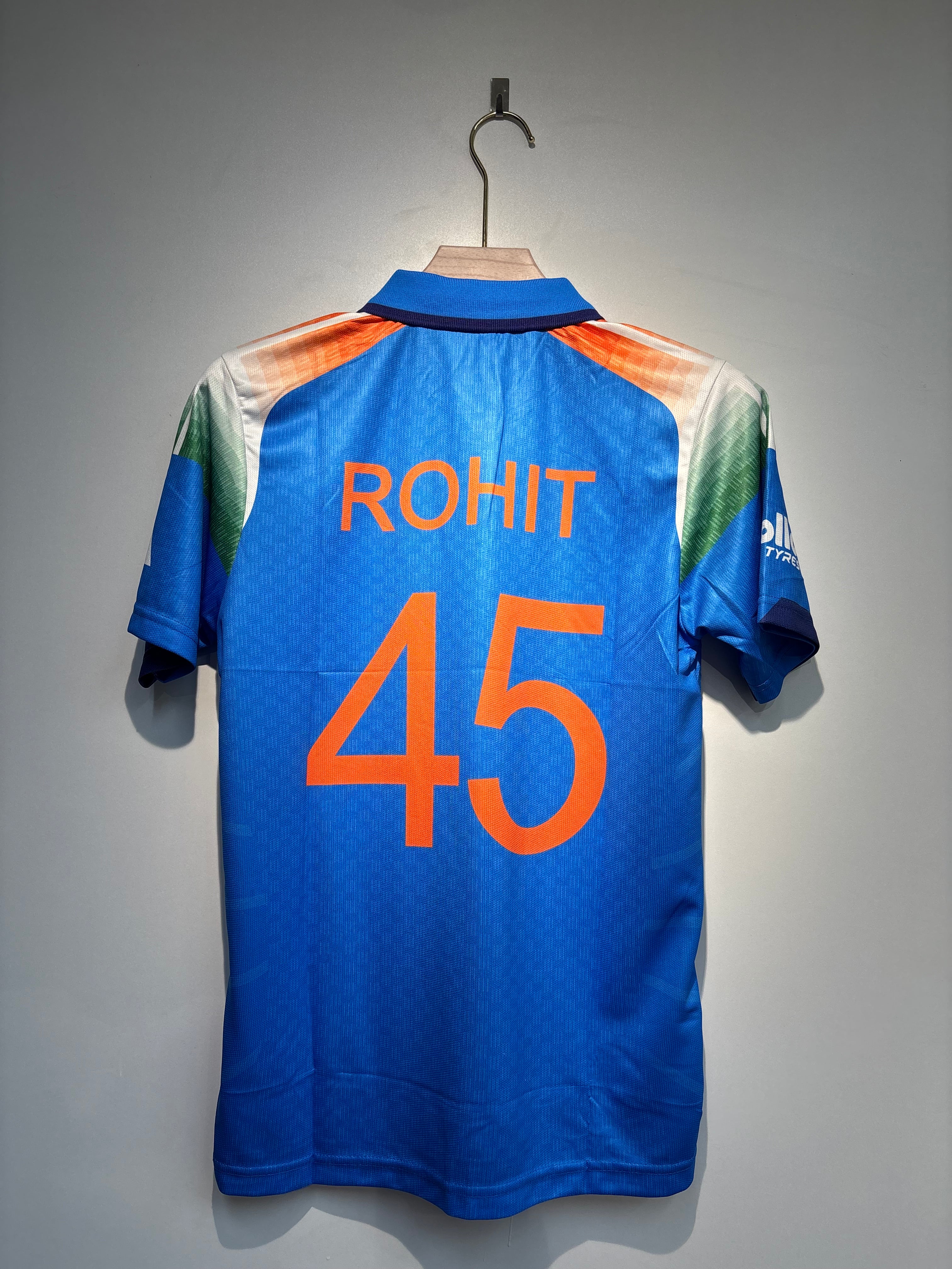 ROHIT INDIA 2026 T20 WC POLO EMBROIDERY