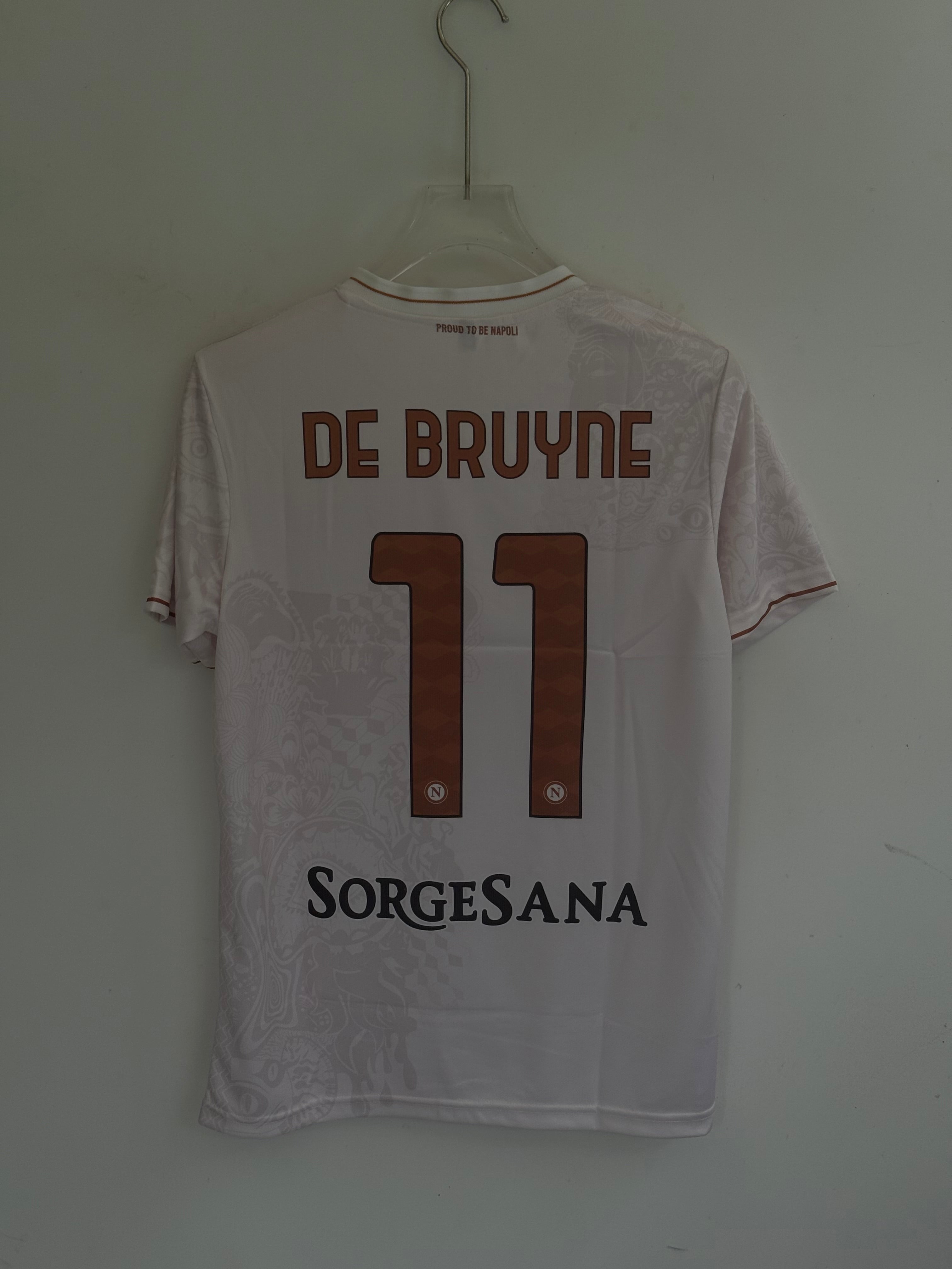 DE BRUYNE NAPOLI AWAY KIT EMBROIDERY