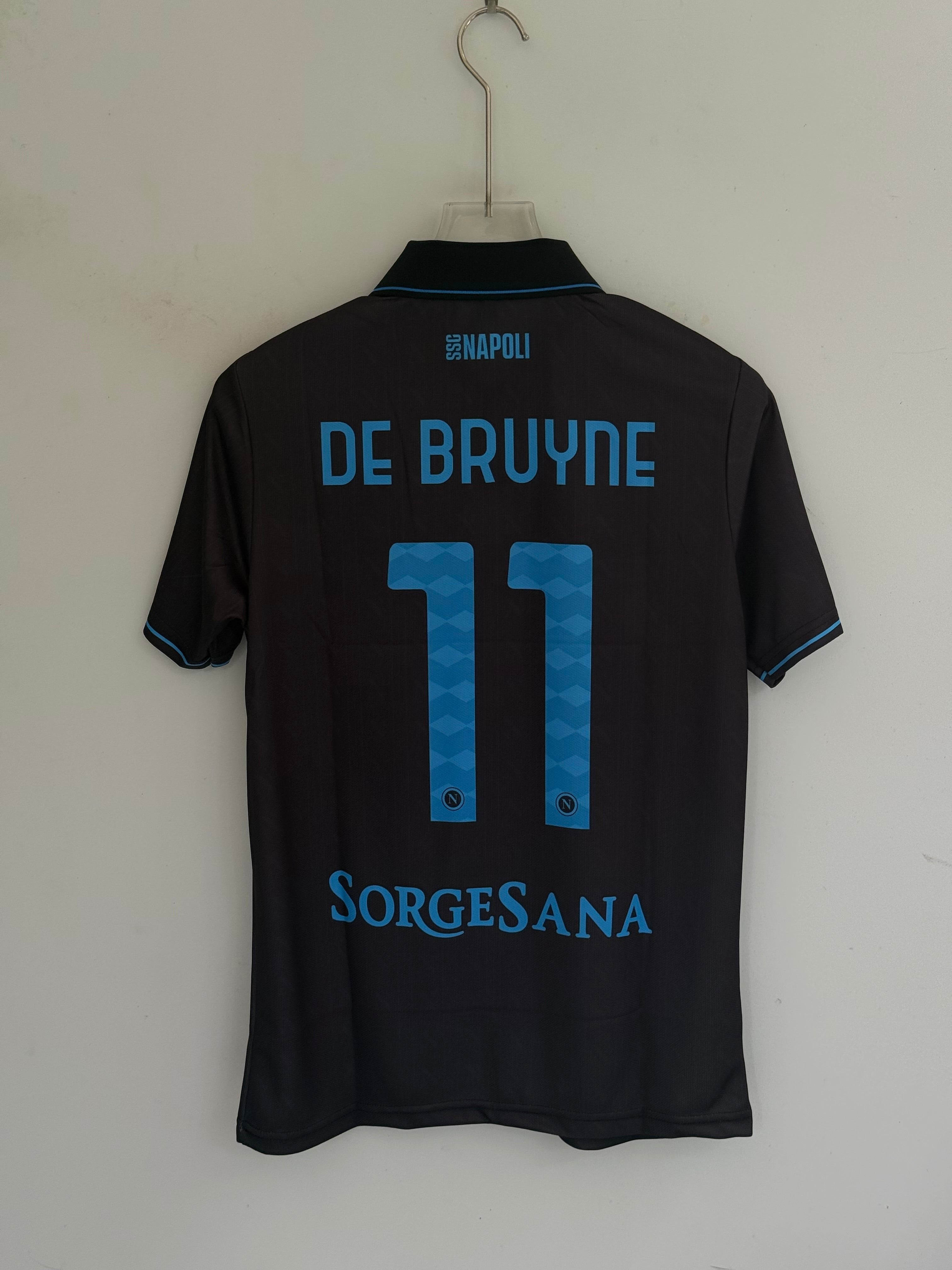 DE BRUYNE NAPOLI POLO THIRD KIT EMBROIDERY