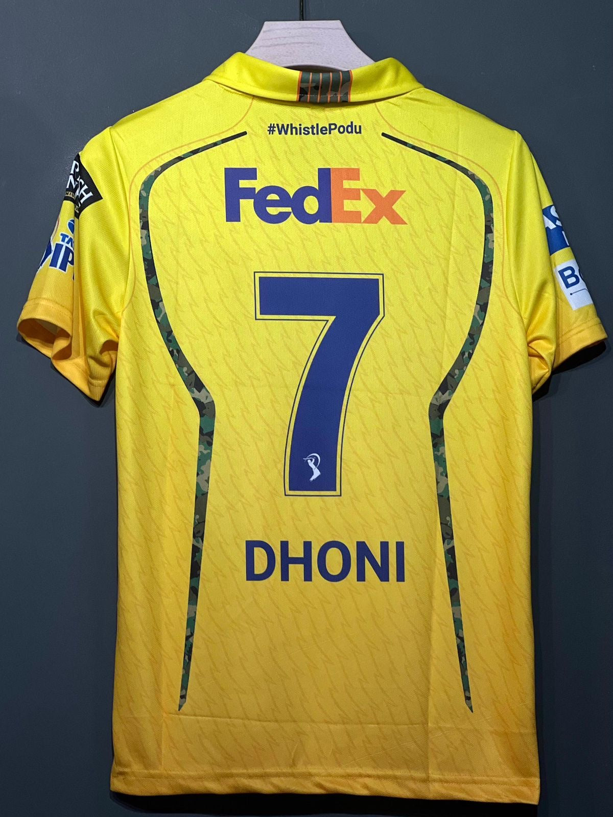 DHONI CSK 2026 POLO EMBROIDERY