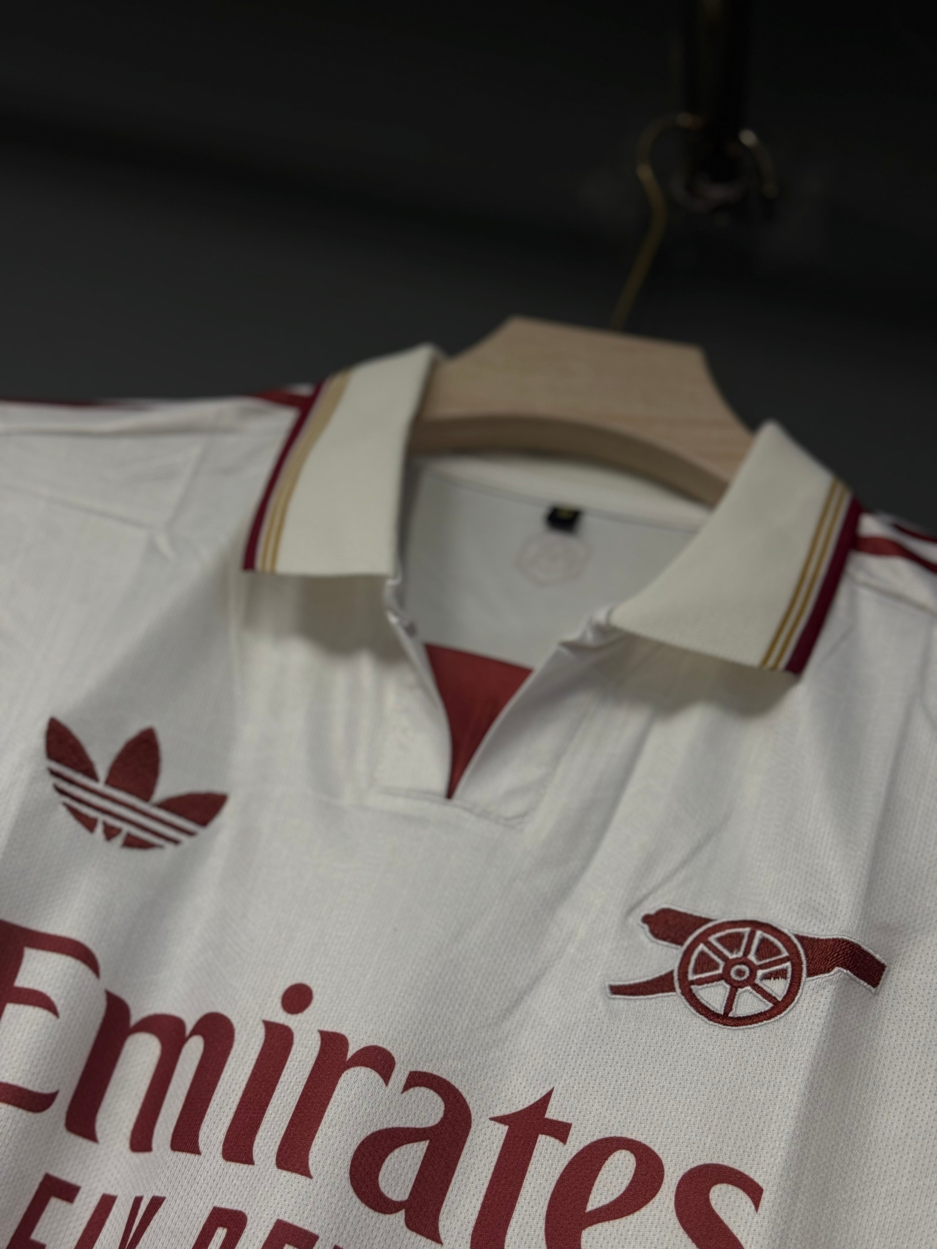 ARSENAL AWAY KIT 25/26 POLO EMBROIDERY