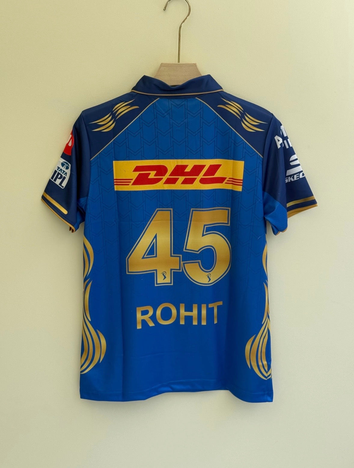 ROHIT2026 MUMBAI INDIANS POLO EMBROIDERY