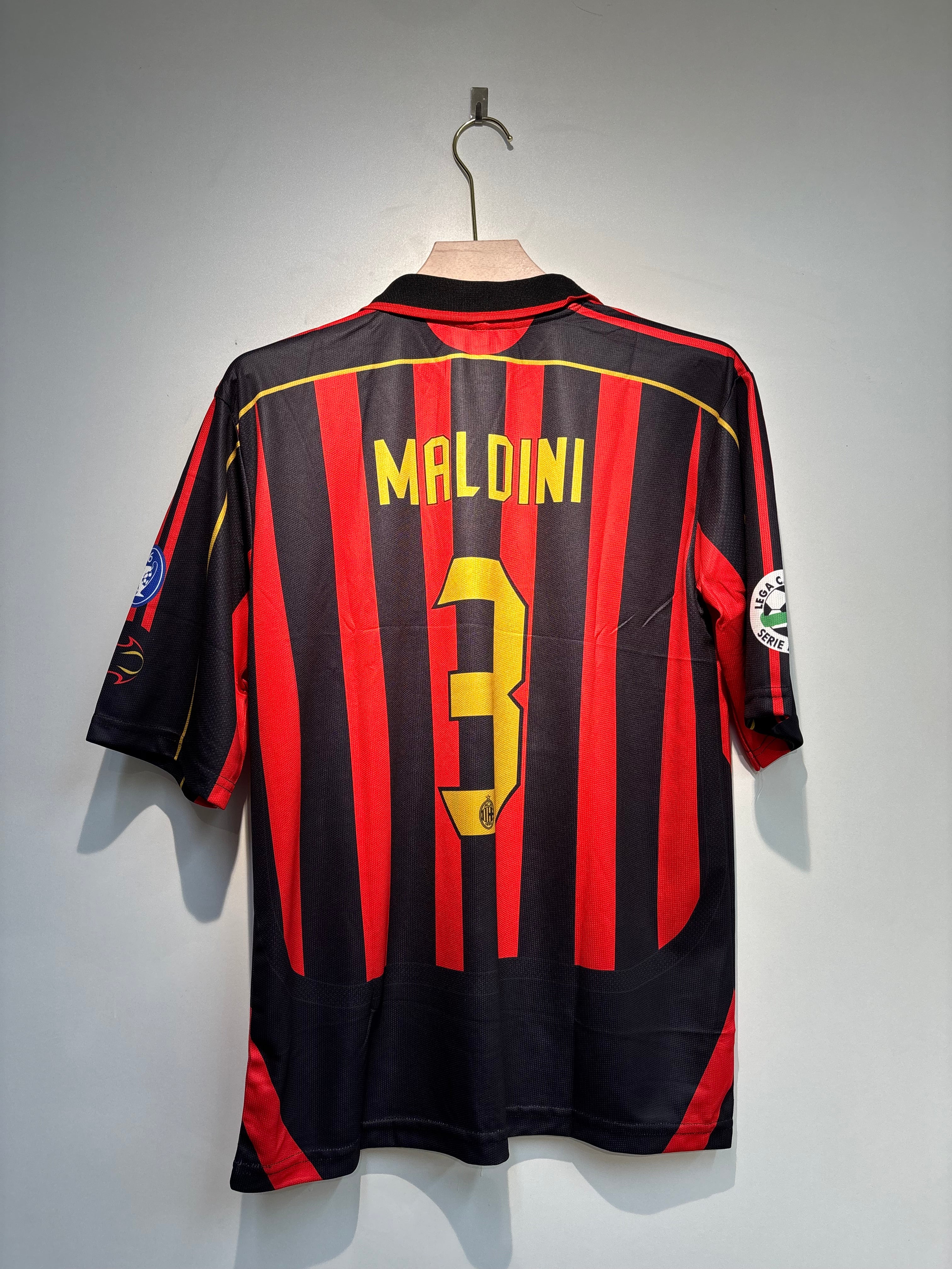 MALDINI AC MILAN POLO FIVE SLEEVE EMBROIDERY