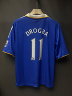 DROGBA CHELSEA HOME KIT POLO FIVE SLEEVE EMBROIDERY