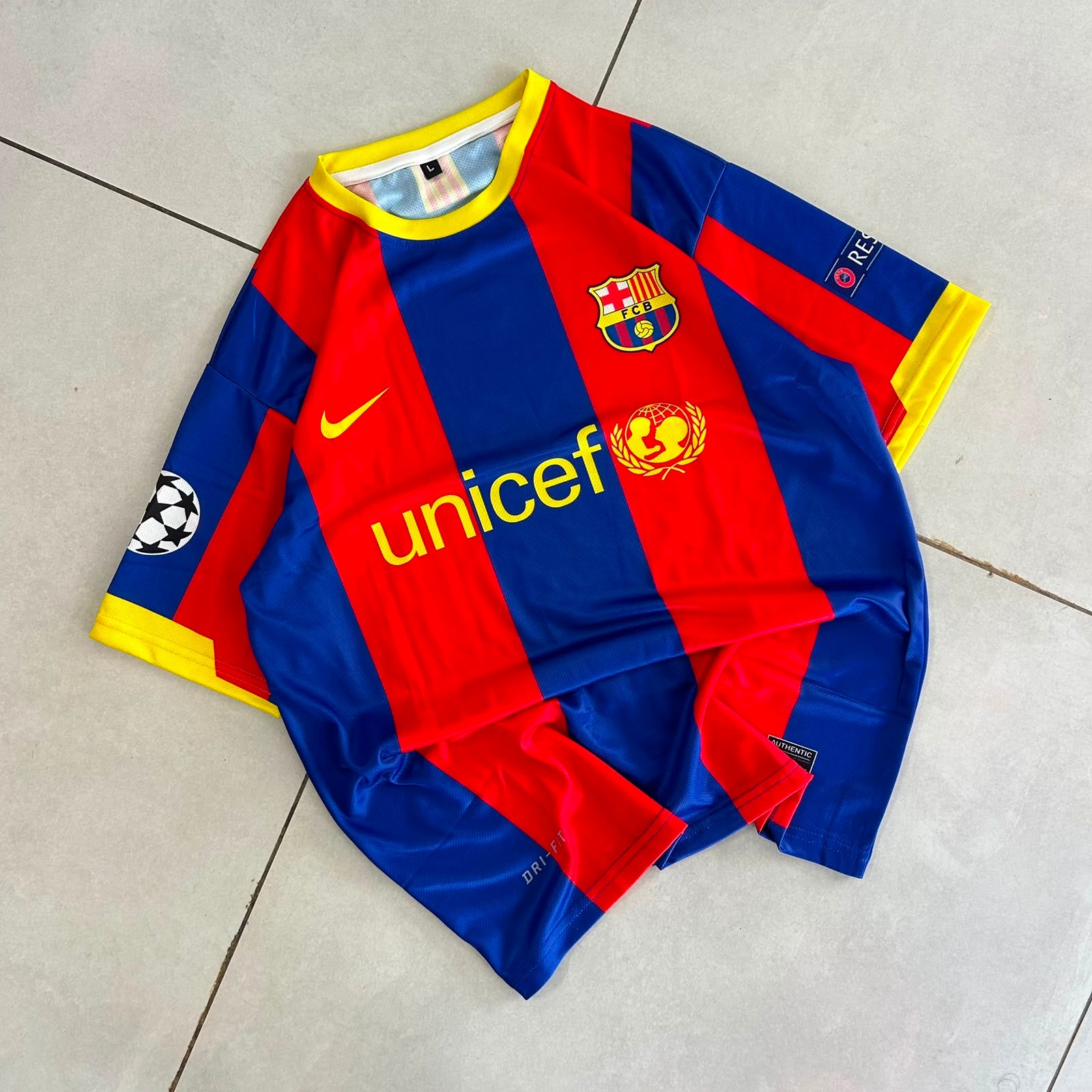 MESSI FC BARCELONA 2010-11 EMBROIDERY