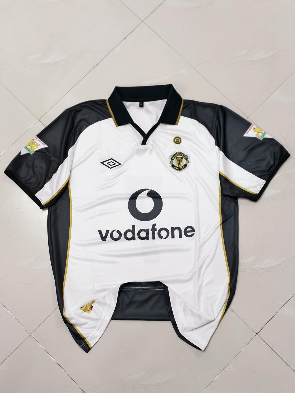 BECKHAM UNITED AWAY KIT POLO EMBROIDERY