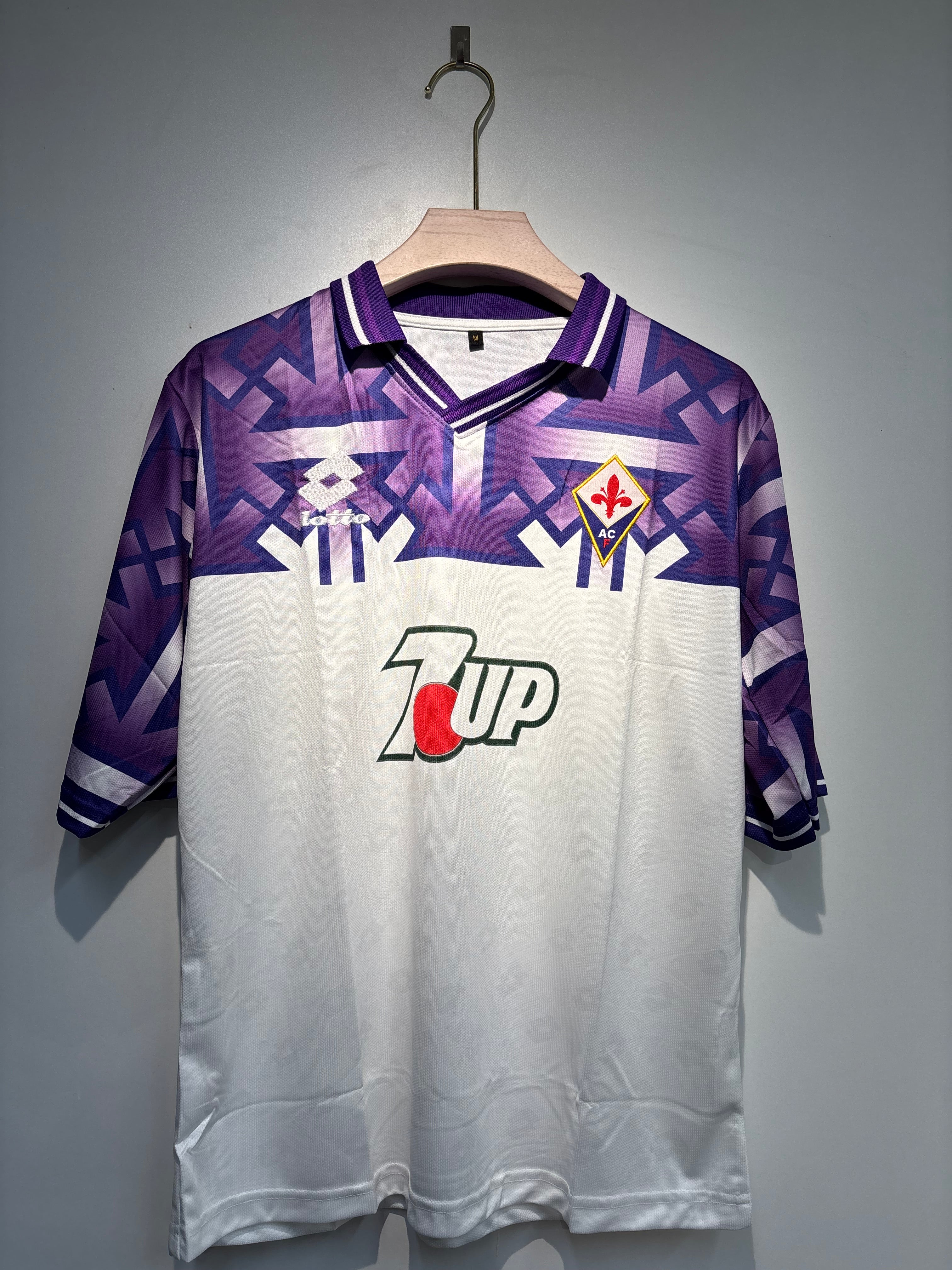 BATISTUTA AFC FIORENTINA 1992-93 POLO FIVE SLEEVE SPECIAL EDITION EMBROIDERY