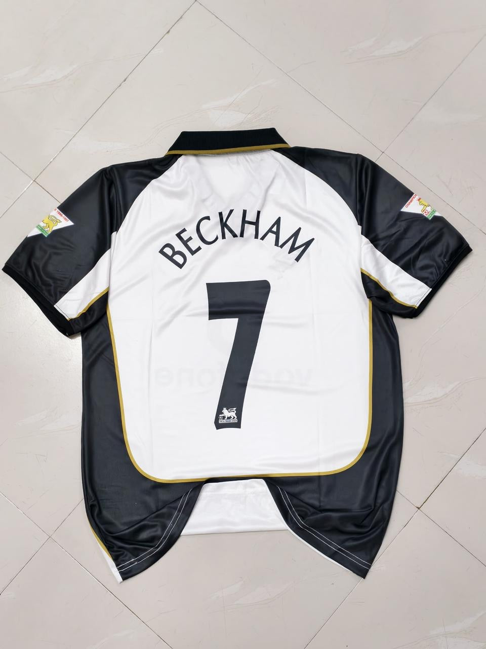 BECKHAM UNITED AWAY KIT POLO EMBROIDERY