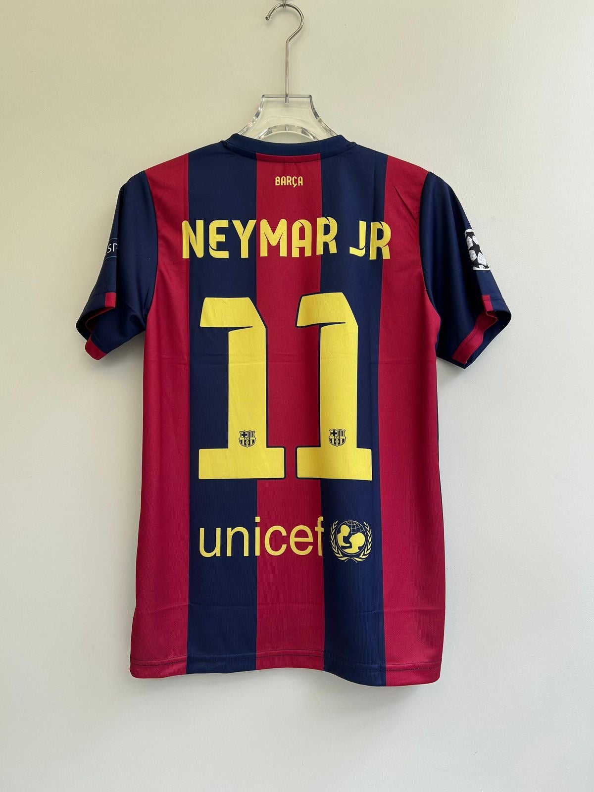 NEYMAR BARCELONA 2014-15 HOME EMBROIDERY