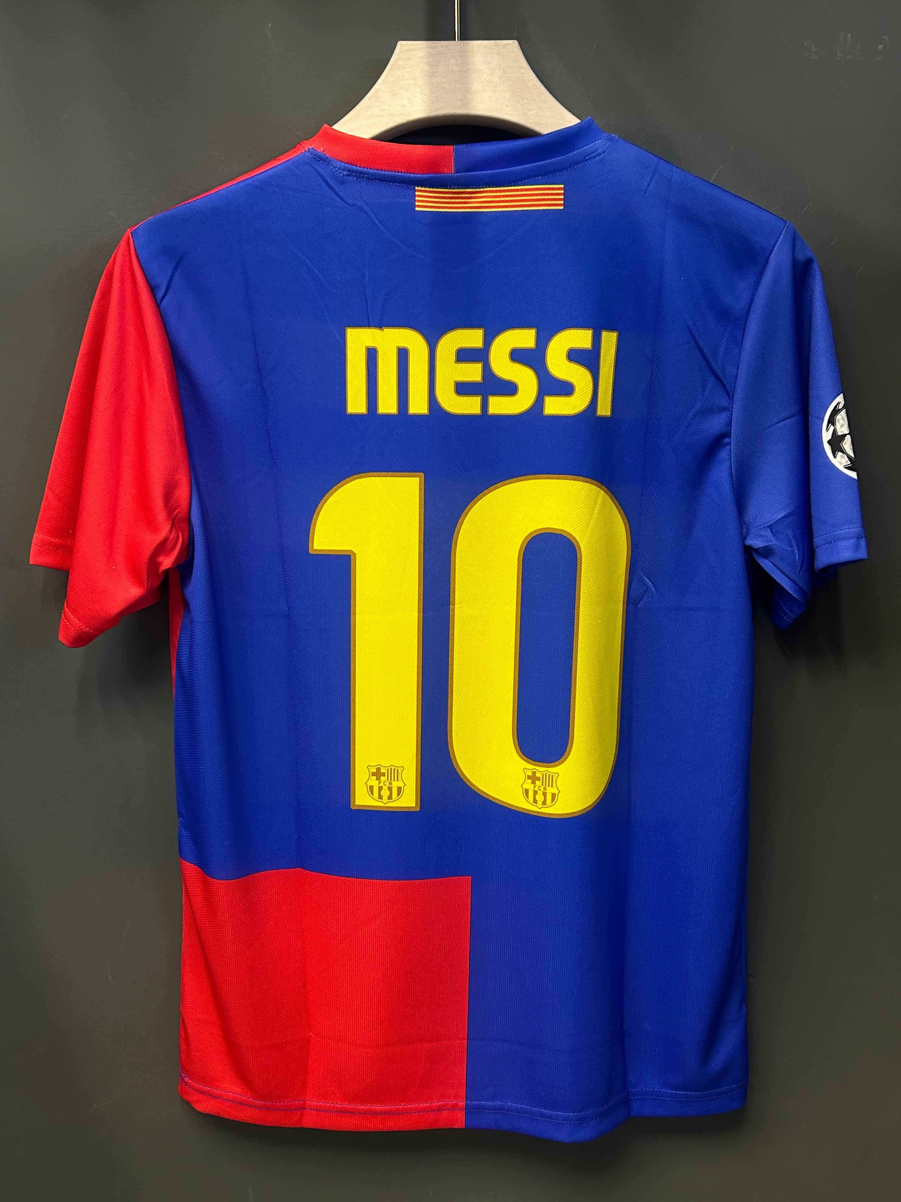 MESSI BARCELONA 2009 HOME KIT EMBROIDERY
