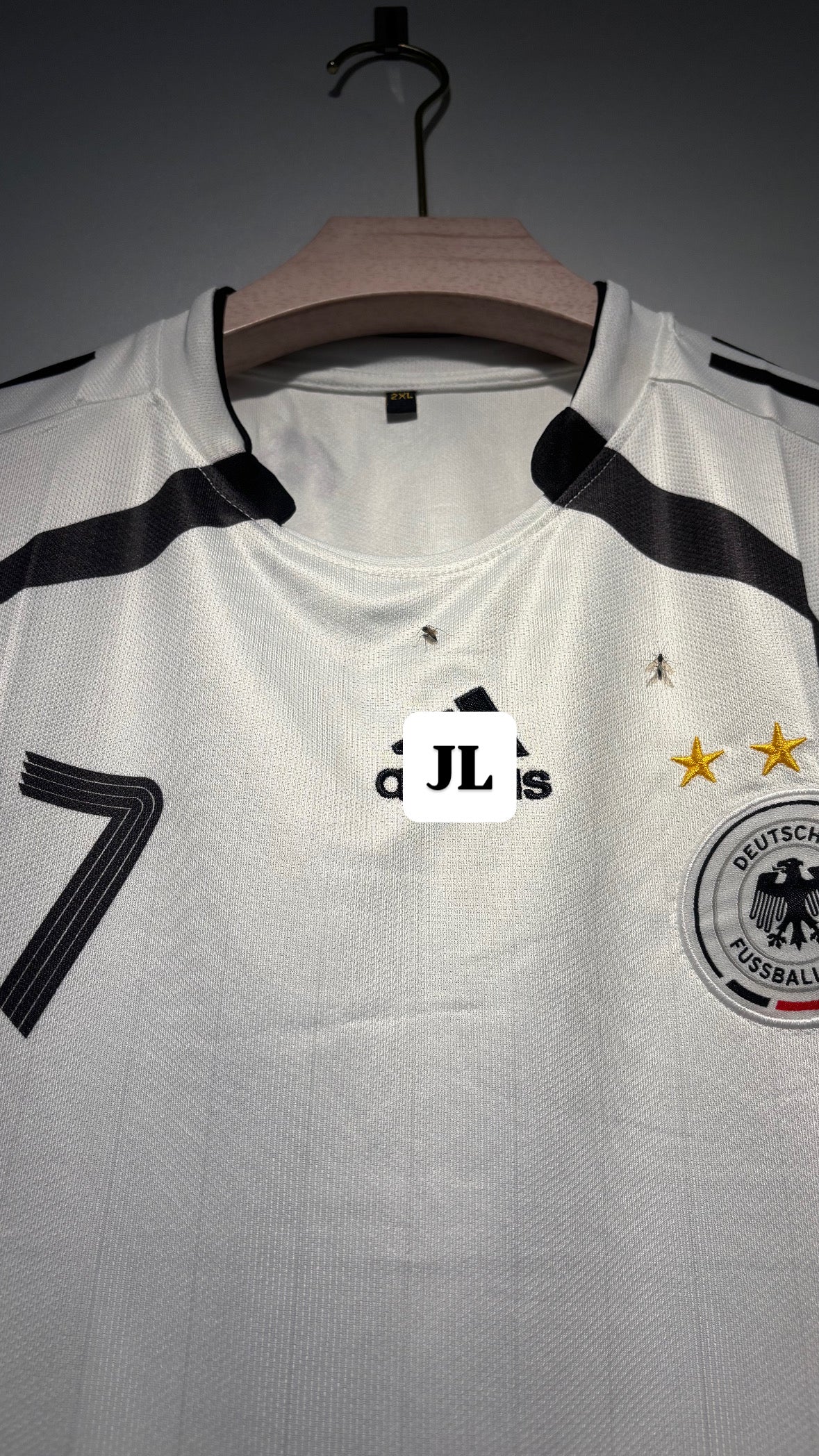 OZIL GERMANY 2006 WORLD CUP HOME KIT EMBROIDERY
